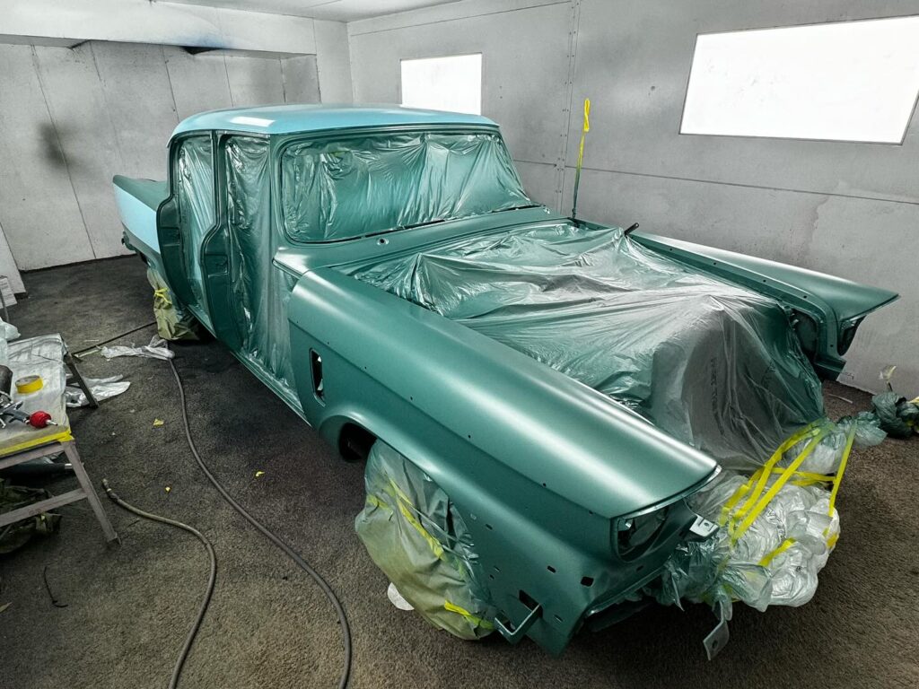 Auto paint shop restoration work at Fresh Paint Auto Restoration