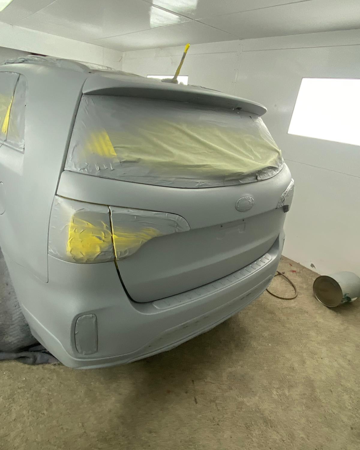 Black Kia full paint restoration Houston TX — project photo 4 of 13