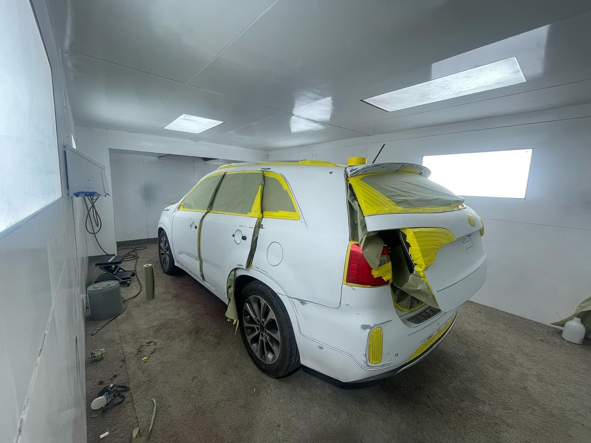 Black Kia full paint restoration Houston TX — project photo 5 of 13