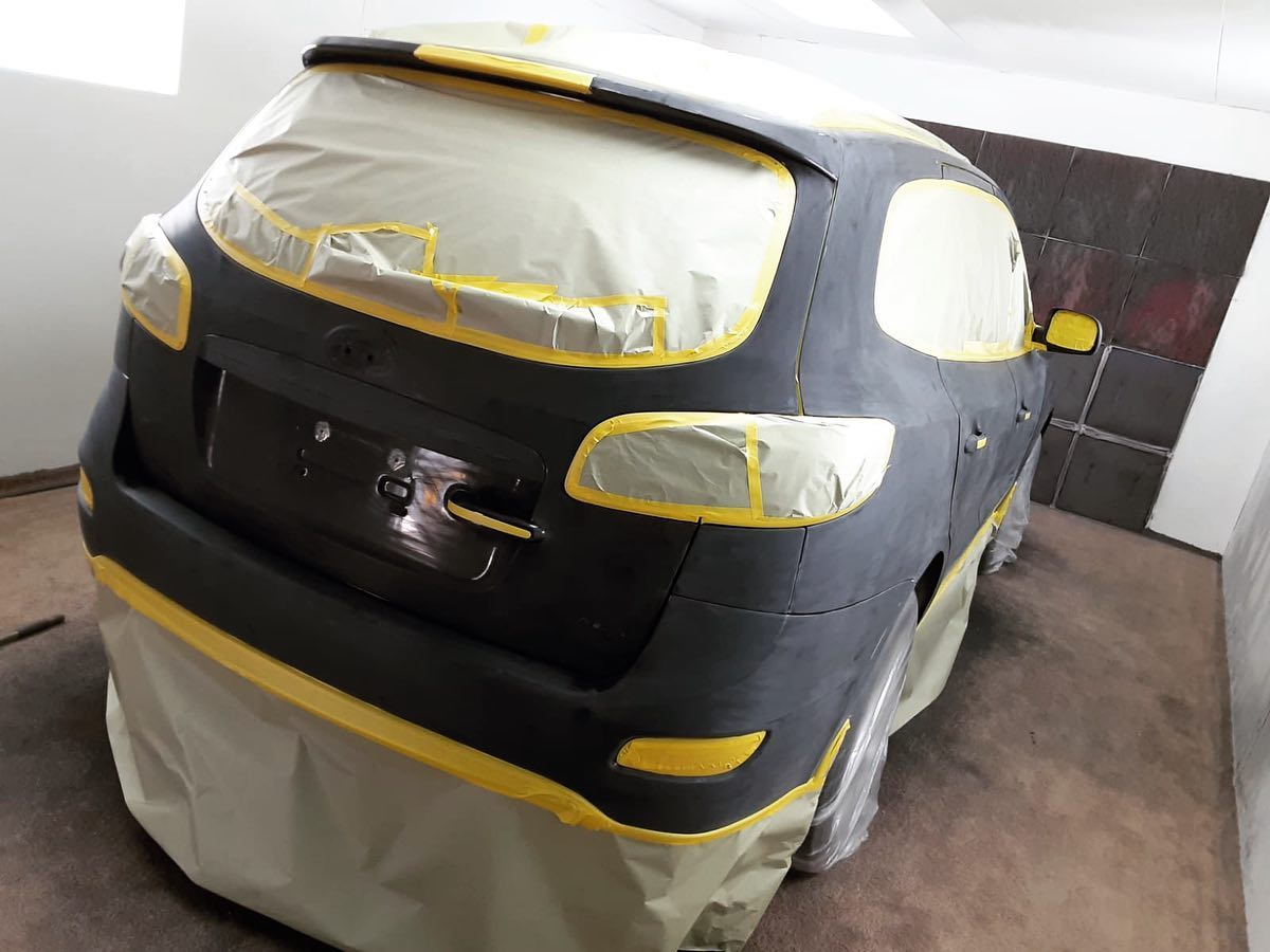Black Kia full paint restoration Houston TX — project photo 9 of 13