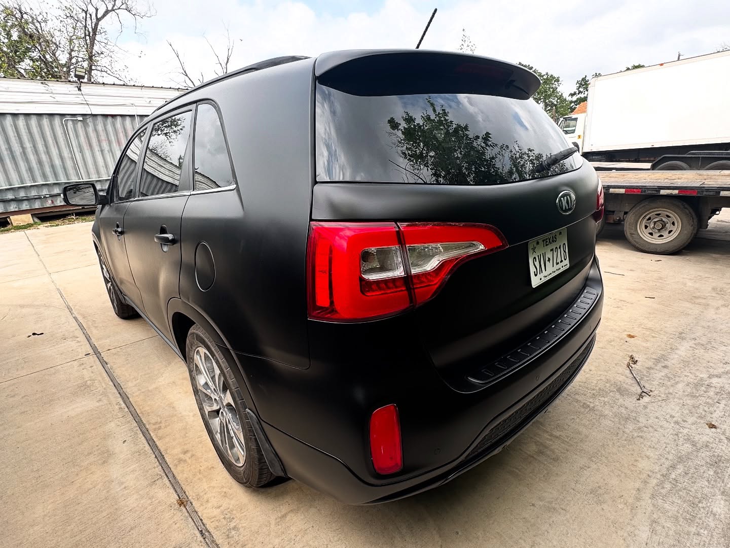 Black Kia full paint restoration Houston TX — project photo 11 of 13