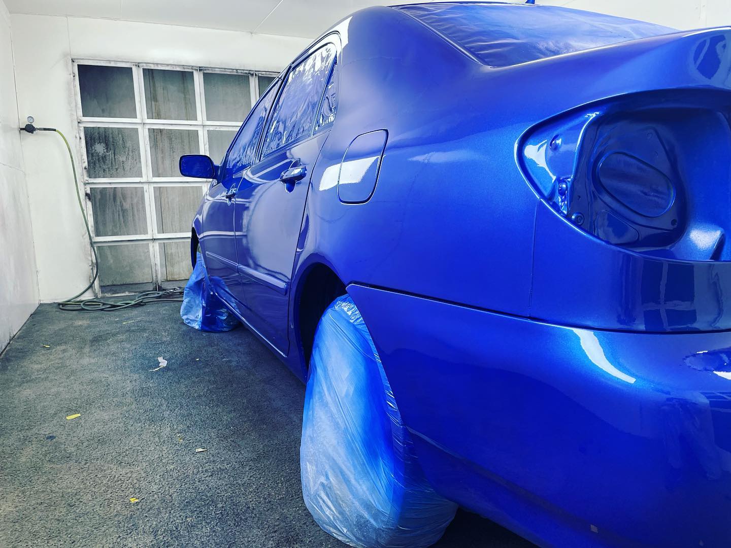 Blue Toyota — Full Paint Correction in Houston TX — photo 3 of 15, Fresh Paint Houston TX