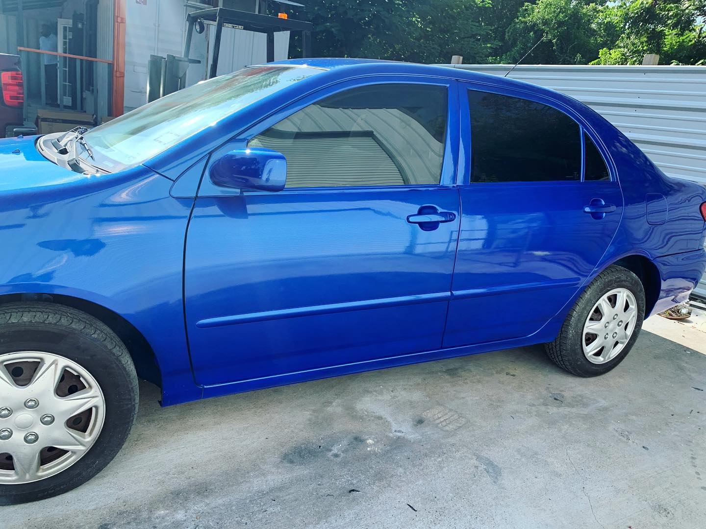 Blue Toyota — Full Paint Correction in Houston TX — photo 4 of 15, Fresh Paint Houston TX