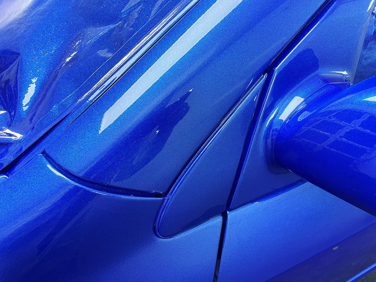 Blue Toyota — Full Paint Correction in Houston TX — photo 5 of 15, Fresh Paint Houston TX