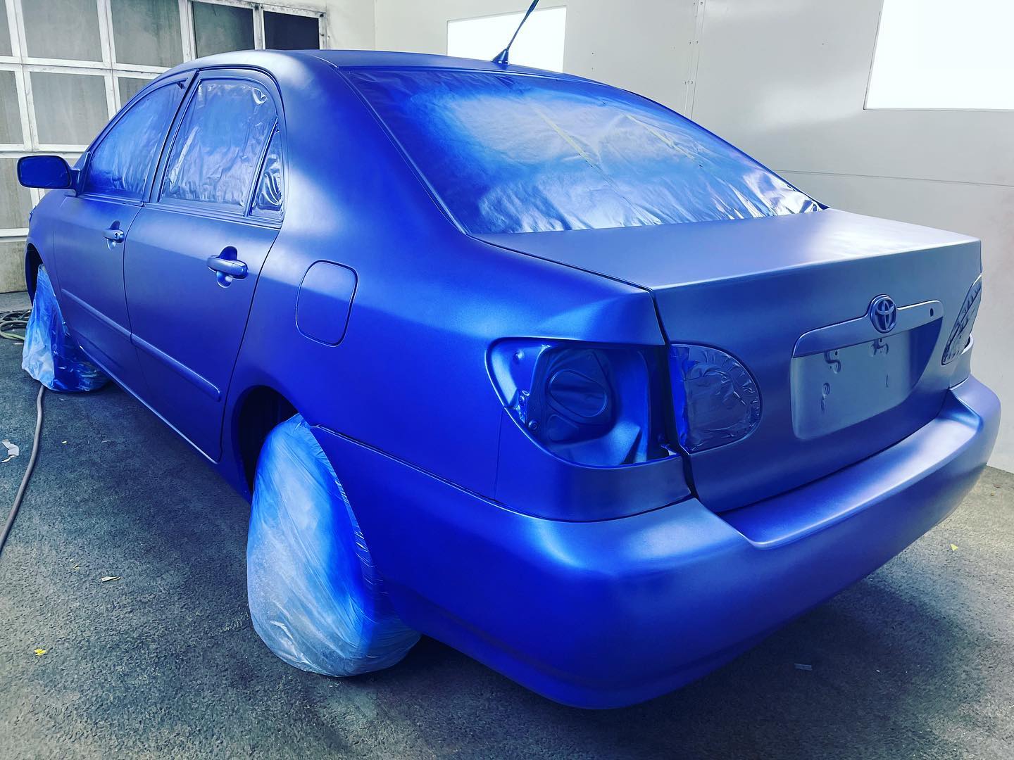 Blue Toyota — Full Paint Correction in Houston TX — photo 6 of 15, Fresh Paint Houston TX