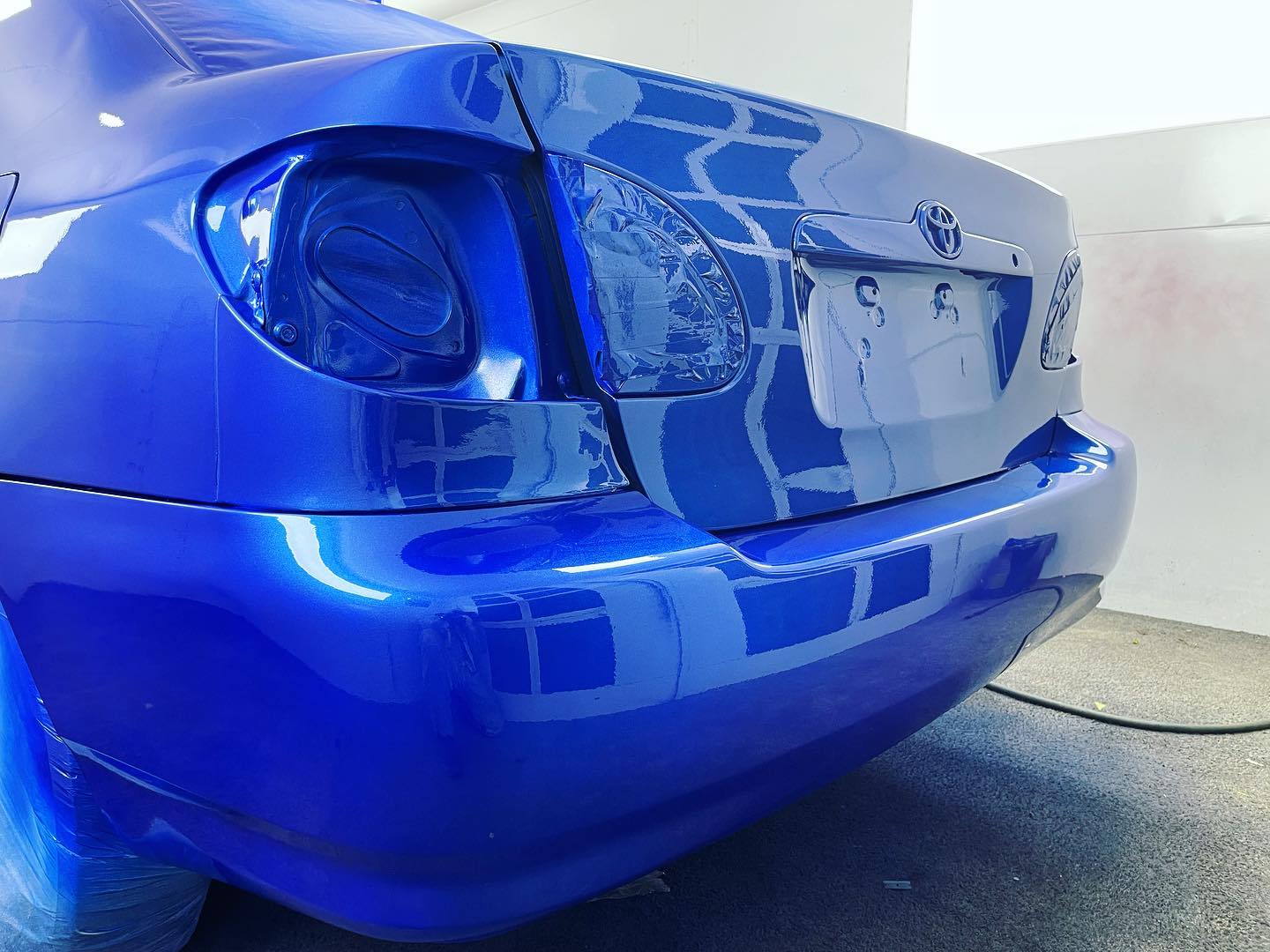 Blue Toyota — Full Paint Correction in Houston TX — photo 7 of 15, Fresh Paint Houston TX