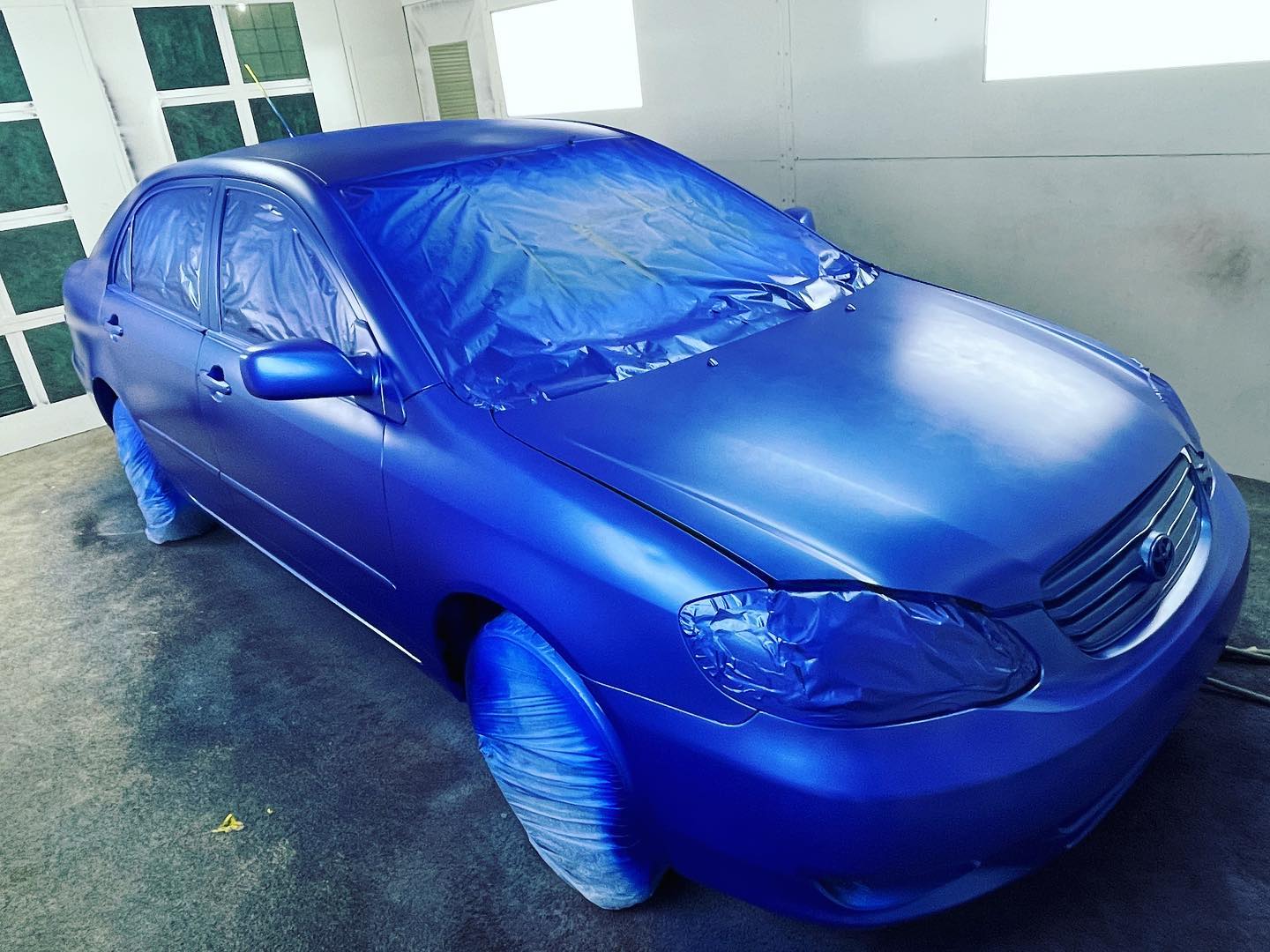 Blue Toyota — Full Paint Correction in Houston TX — photo 9 of 15, Fresh Paint Houston TX