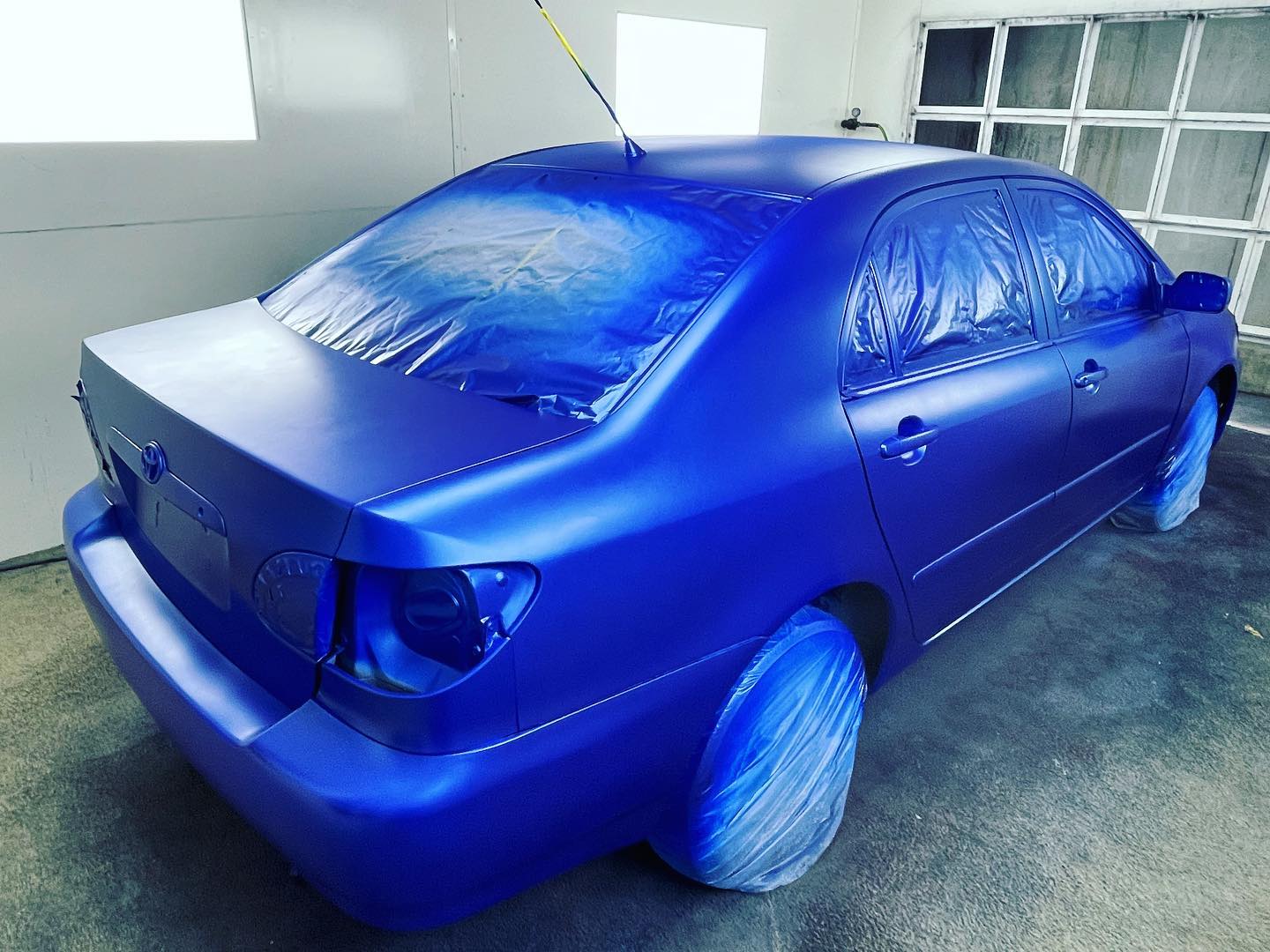 Blue Toyota — Full Paint Correction in Houston TX — photo 10 of 15, Fresh Paint Houston TX