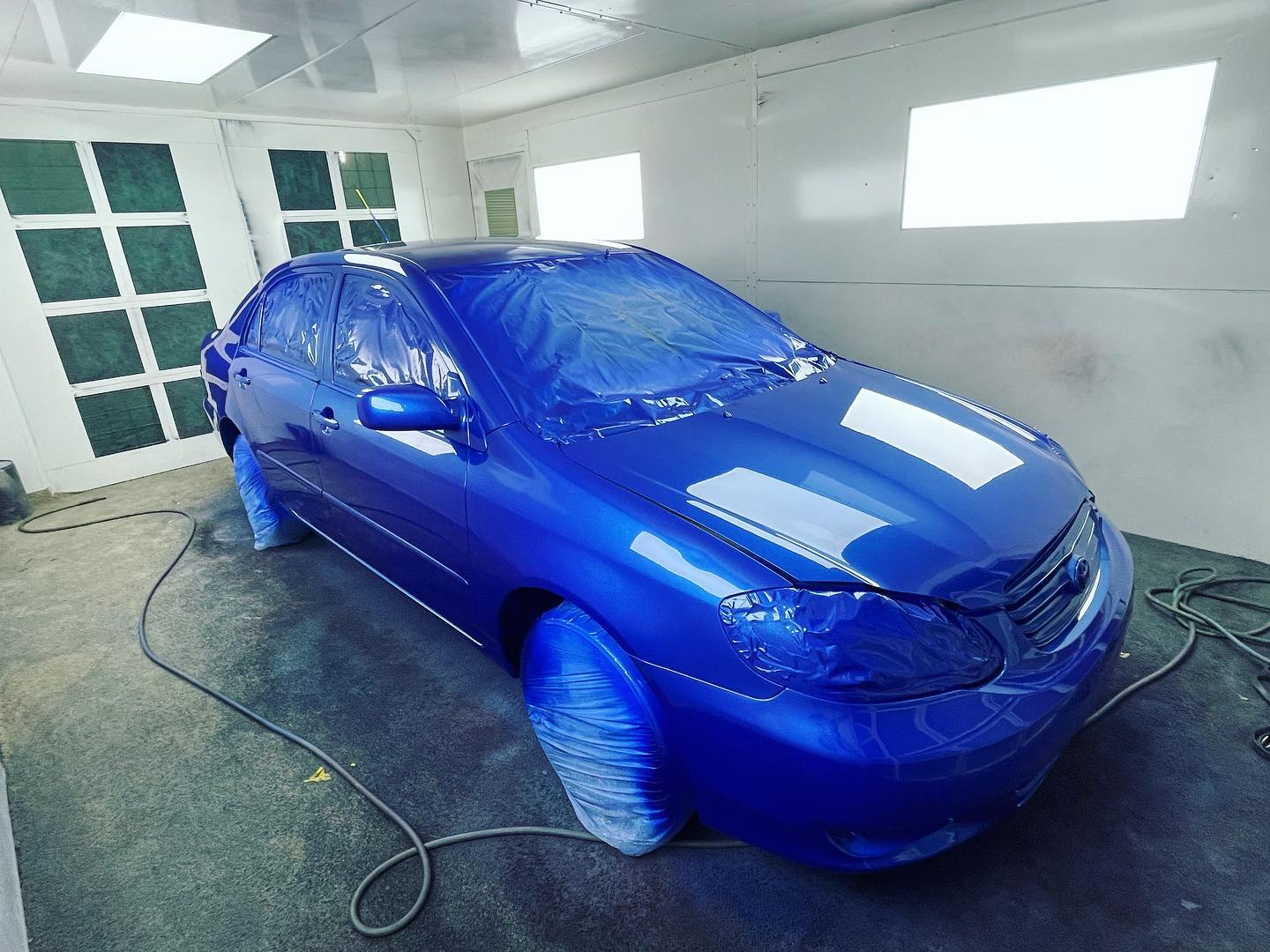 Blue Toyota — Full Paint Correction in Houston TX — photo 14 of 15, Fresh Paint Houston TX
