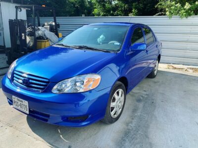 Paint Correction Blue Toyota 15 | Fresh Paint Auto Restoration Houston, Texas