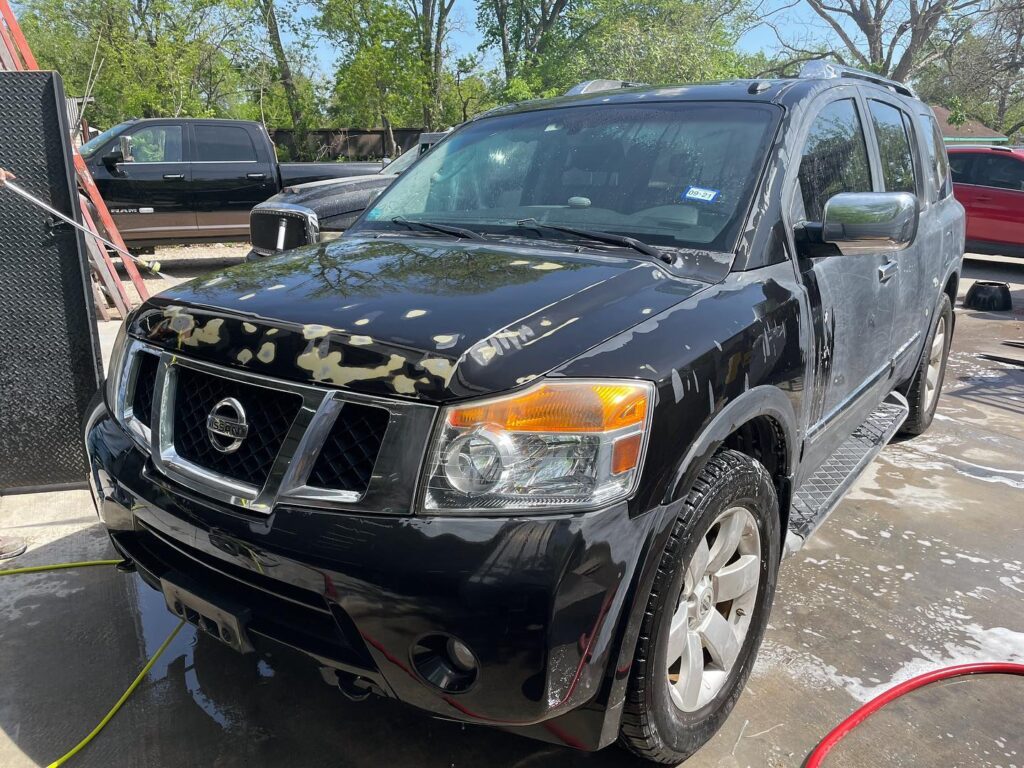 Paint Correction Nissan Armada 24 | Fresh Paint Auto Restoration Houston, Texas