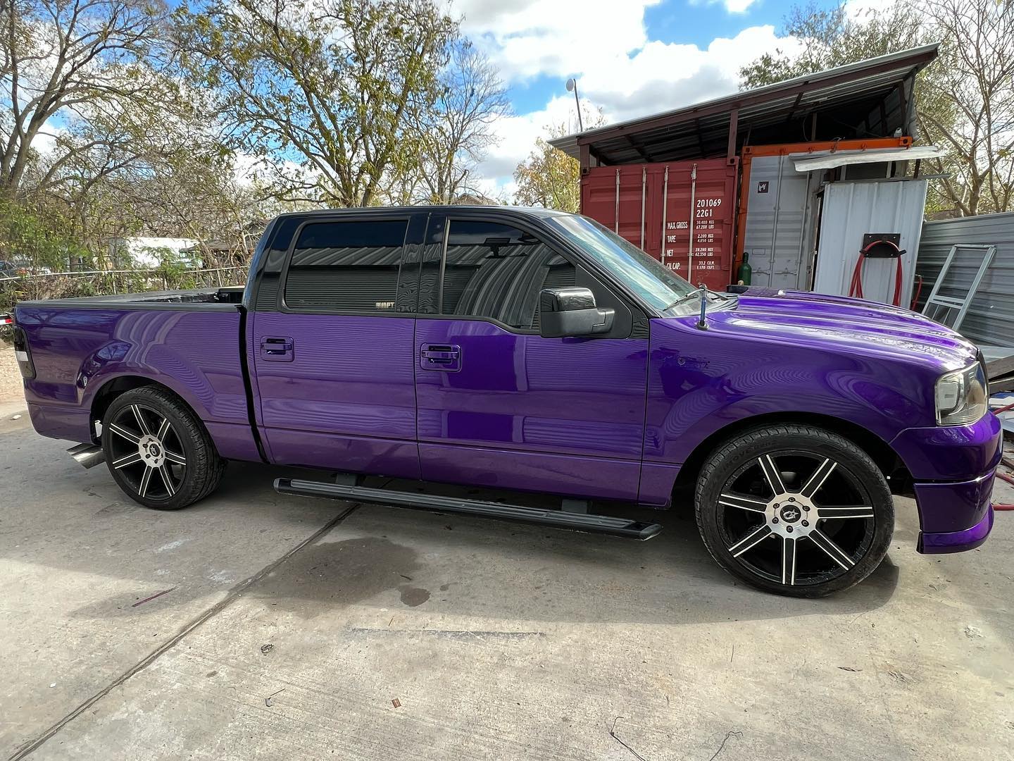 Purple Ford — Paint Correction & Gloss Restoration Houston TX — photo 8 of 25, Fresh Paint Houston TX