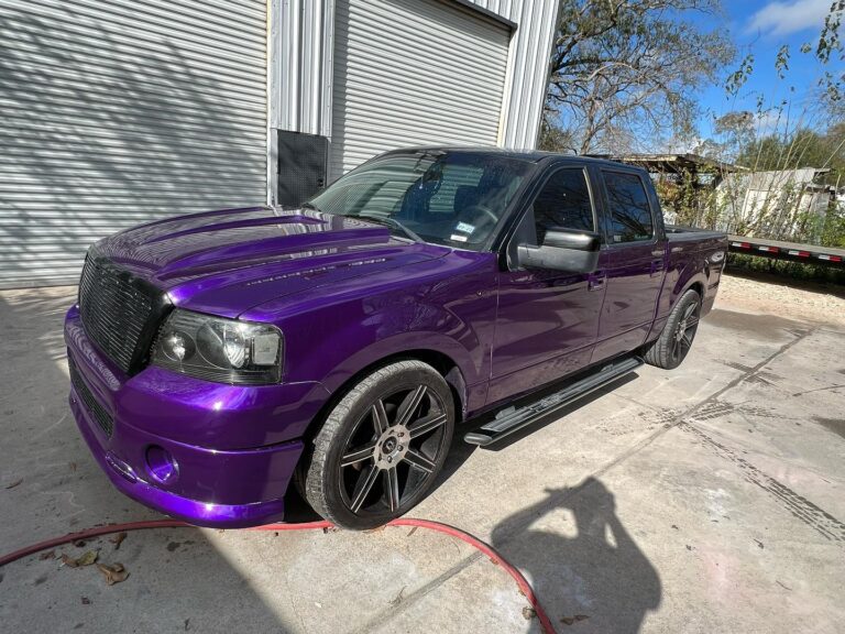 Paint Correction Purple Ford 10 | Fresh Paint Auto Restoration Houston, Texas