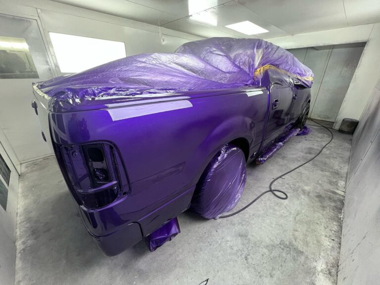 Paint Correction Purple Ford 14 | Fresh Paint Auto Restoration Houston, Texas