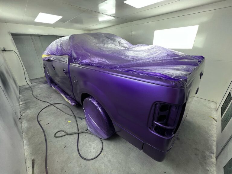 Paint Correction Purple Ford 16 | Fresh Paint Auto Restoration Houston, Texas
