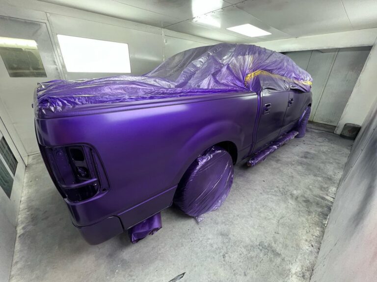 Paint Correction Purple Ford 17 | Fresh Paint Auto Restoration Houston, Texas