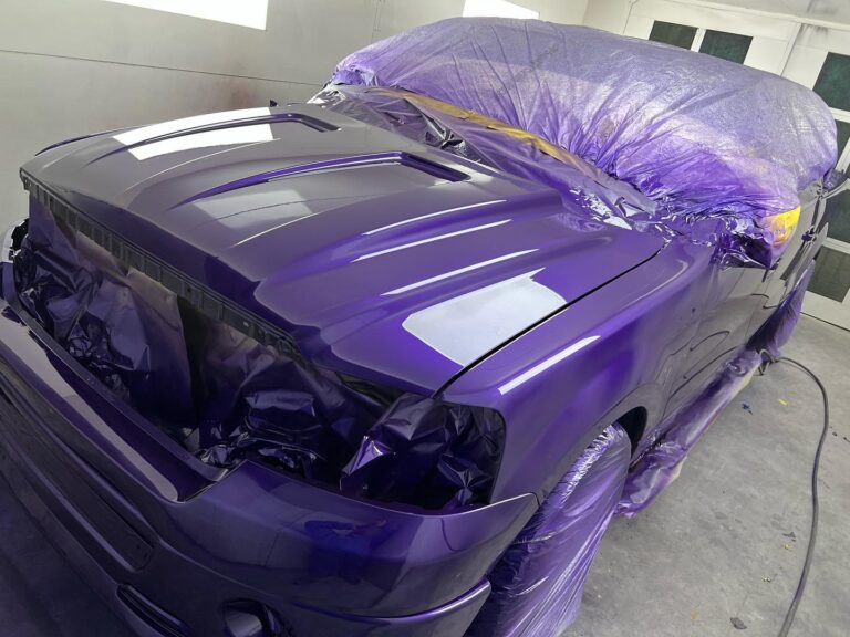 Paint Correction Purple Ford 18 | Fresh Paint Auto Restoration Houston, Texas