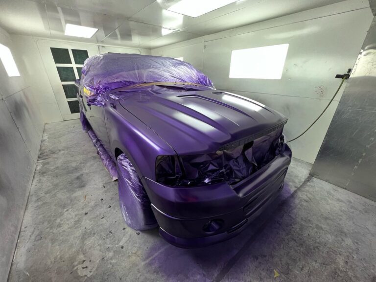 Paint Correction Purple Ford 20 | Fresh Paint Auto Restoration Houston, Texas