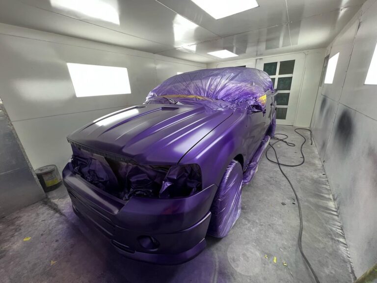 Paint Correction Purple Ford 24 | Fresh Paint Auto Restoration Houston, Texas