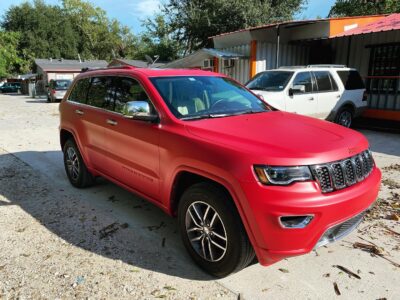 Paint Correction Red Jeep 04 | Fresh Paint Auto Restoration Houston, Texas