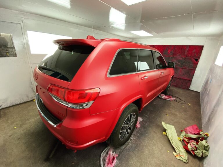 Paint Correction Red Jeep 06 | Fresh Paint Auto Restoration Houston, Texas