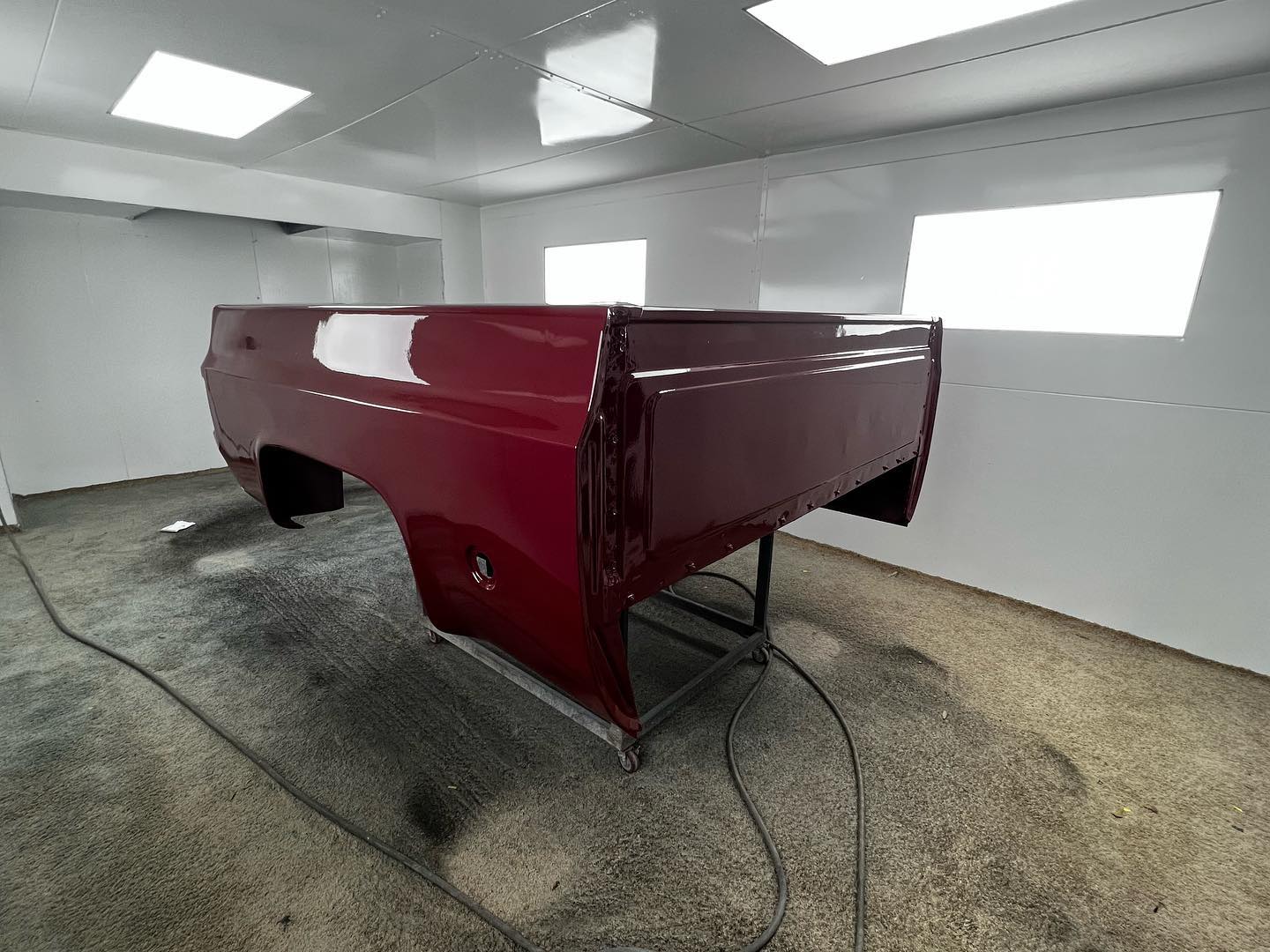 Red Chevy full paint restoration Houston TX — project photo 12 of 93