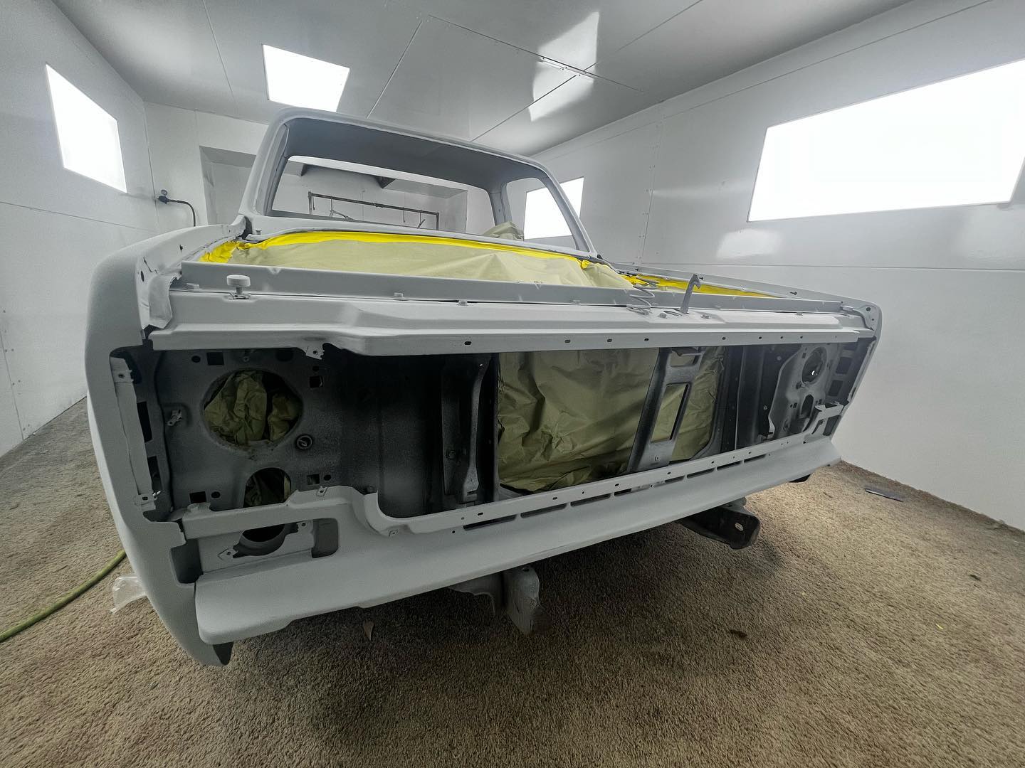 Red Chevy full paint restoration Houston TX — project photo 13 of 93