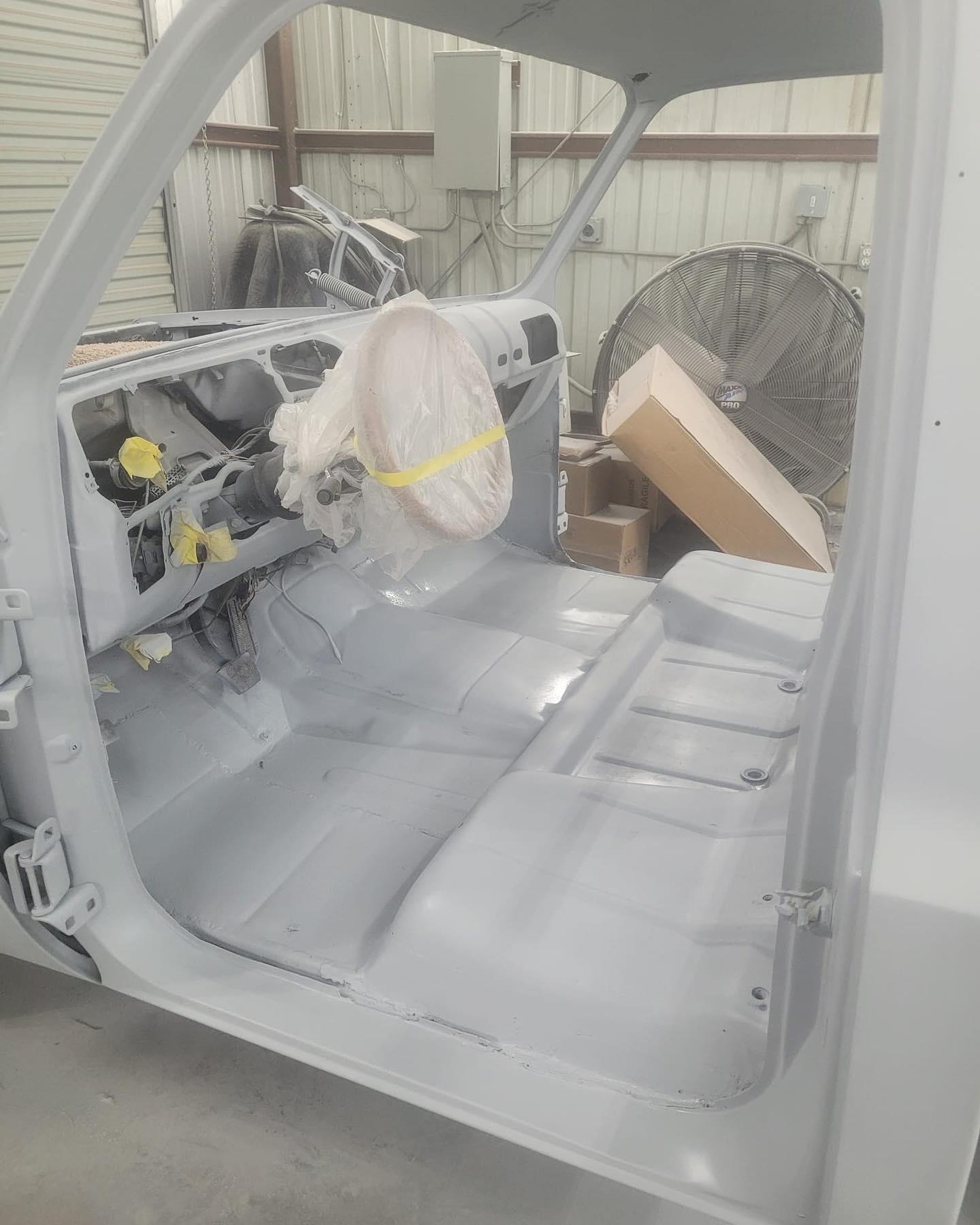 Red Chevy full paint restoration Houston TX — project photo 26 of 93
