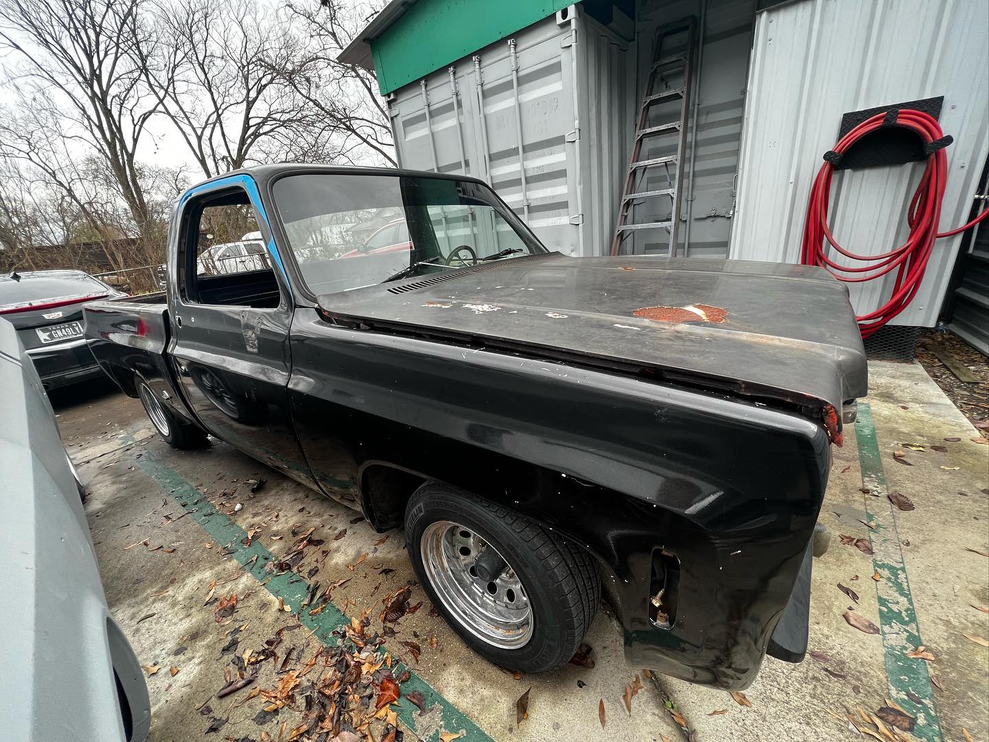 Red Chevy full paint restoration Houston TX — project photo 28 of 93