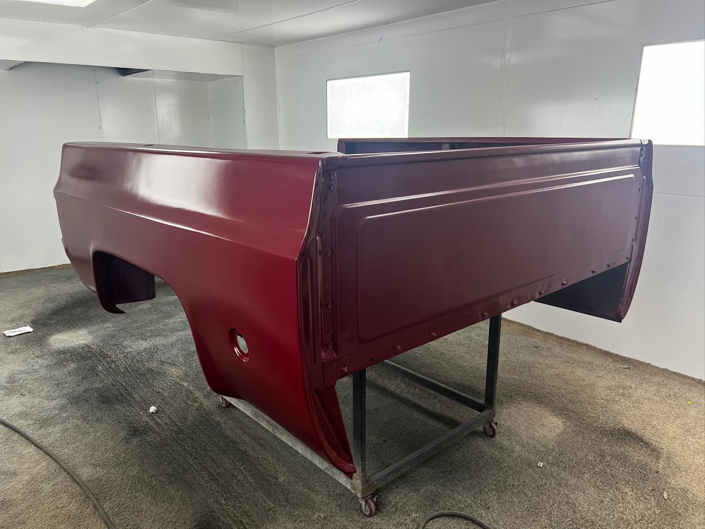 Red Chevy full paint restoration Houston TX — project photo 33 of 93