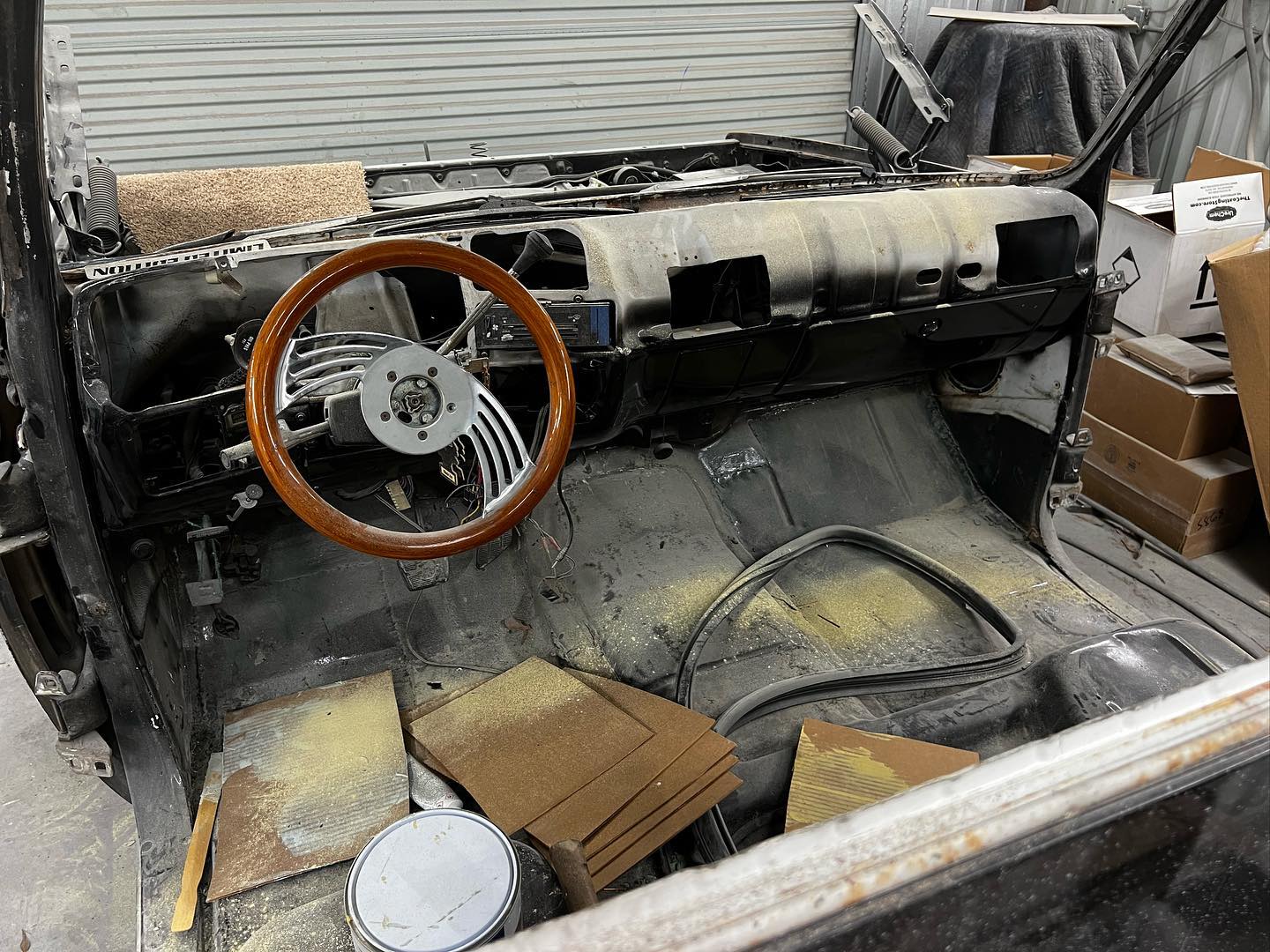 Red Chevy full paint restoration Houston TX — project photo 52 of 93