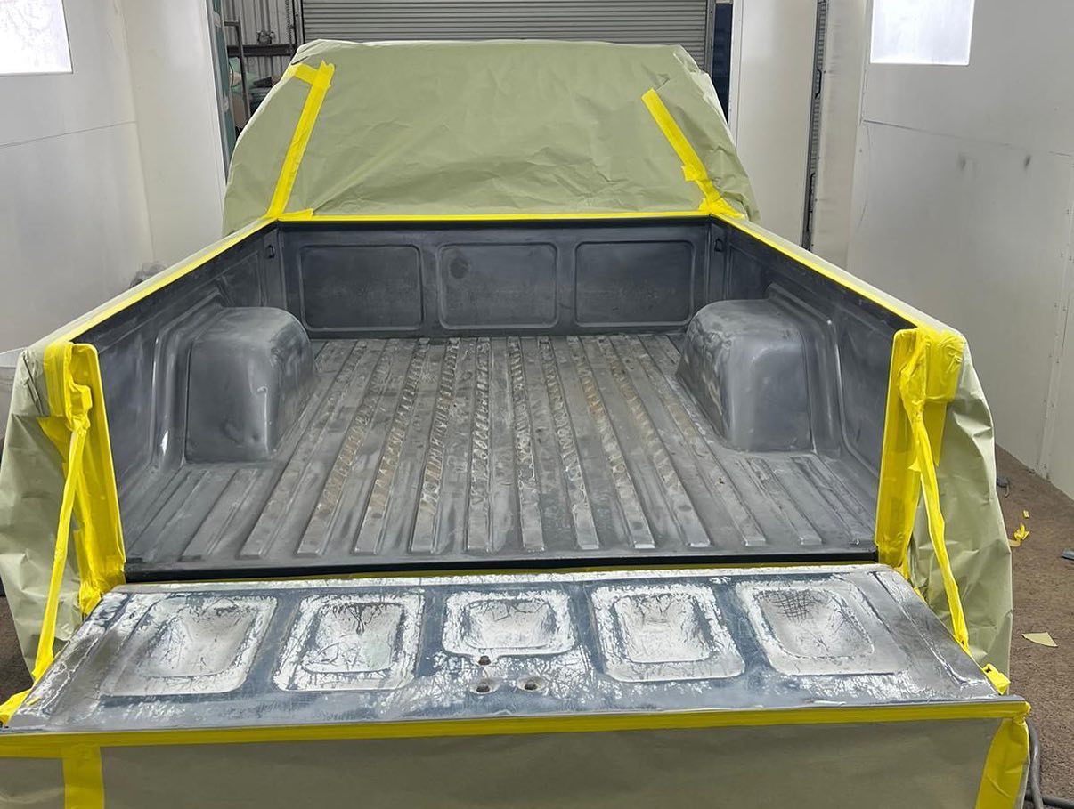 Red Chevy full paint restoration Houston TX — project photo 55 of 93
