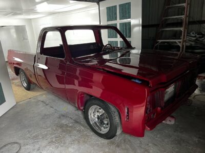 Red Chevy Auto Paint Restoration 57 | Fresh Paint Auto Restoration Houston, Texas