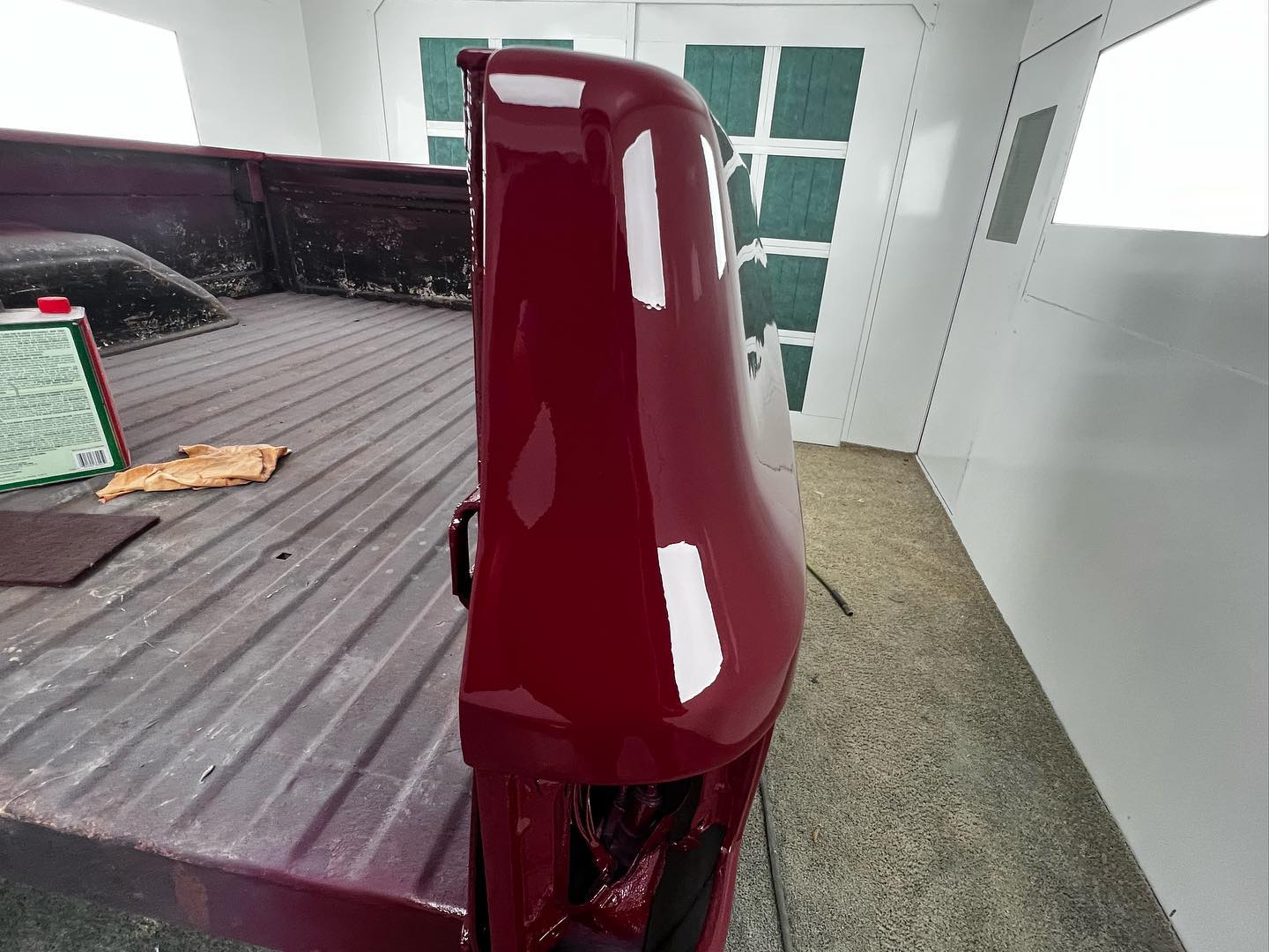 Red Chevy full paint restoration Houston TX — project photo 58 of 93