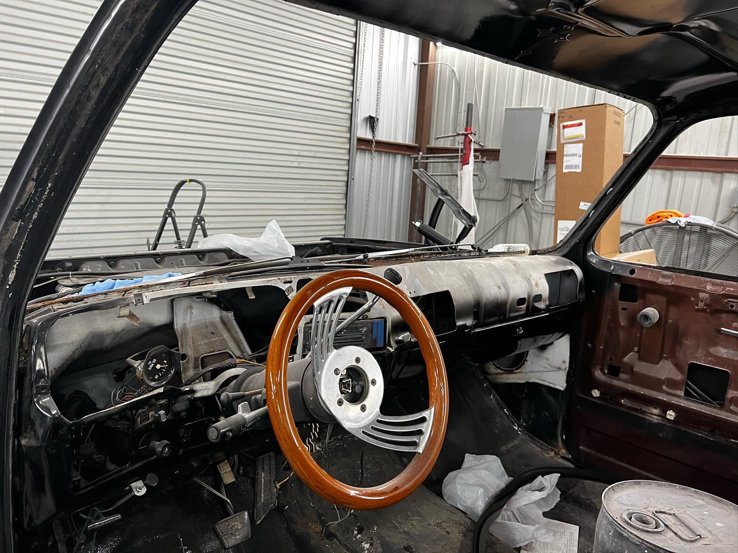 Red Chevy full paint restoration Houston TX — project photo 69 of 93