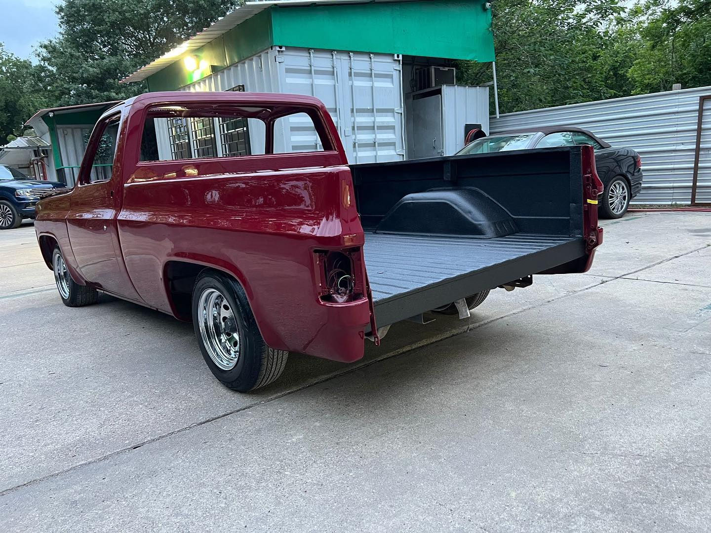 Red Chevy full paint restoration Houston TX — project photo 72 of 93