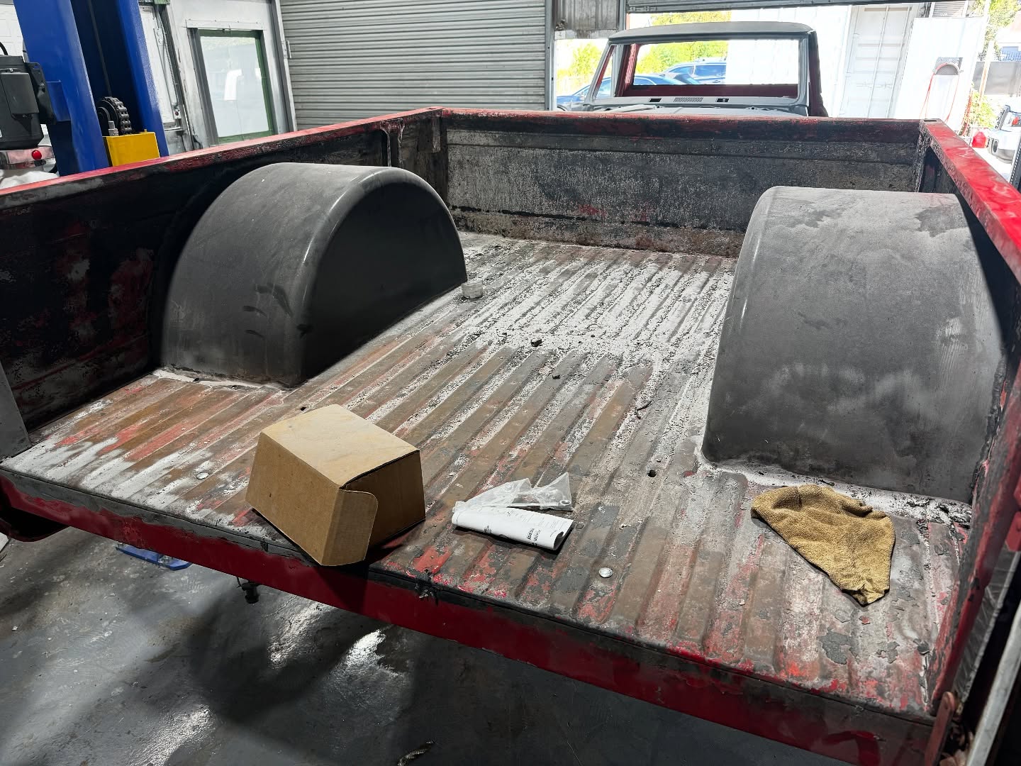Red Chevy full paint restoration Houston TX — project photo 78 of 93