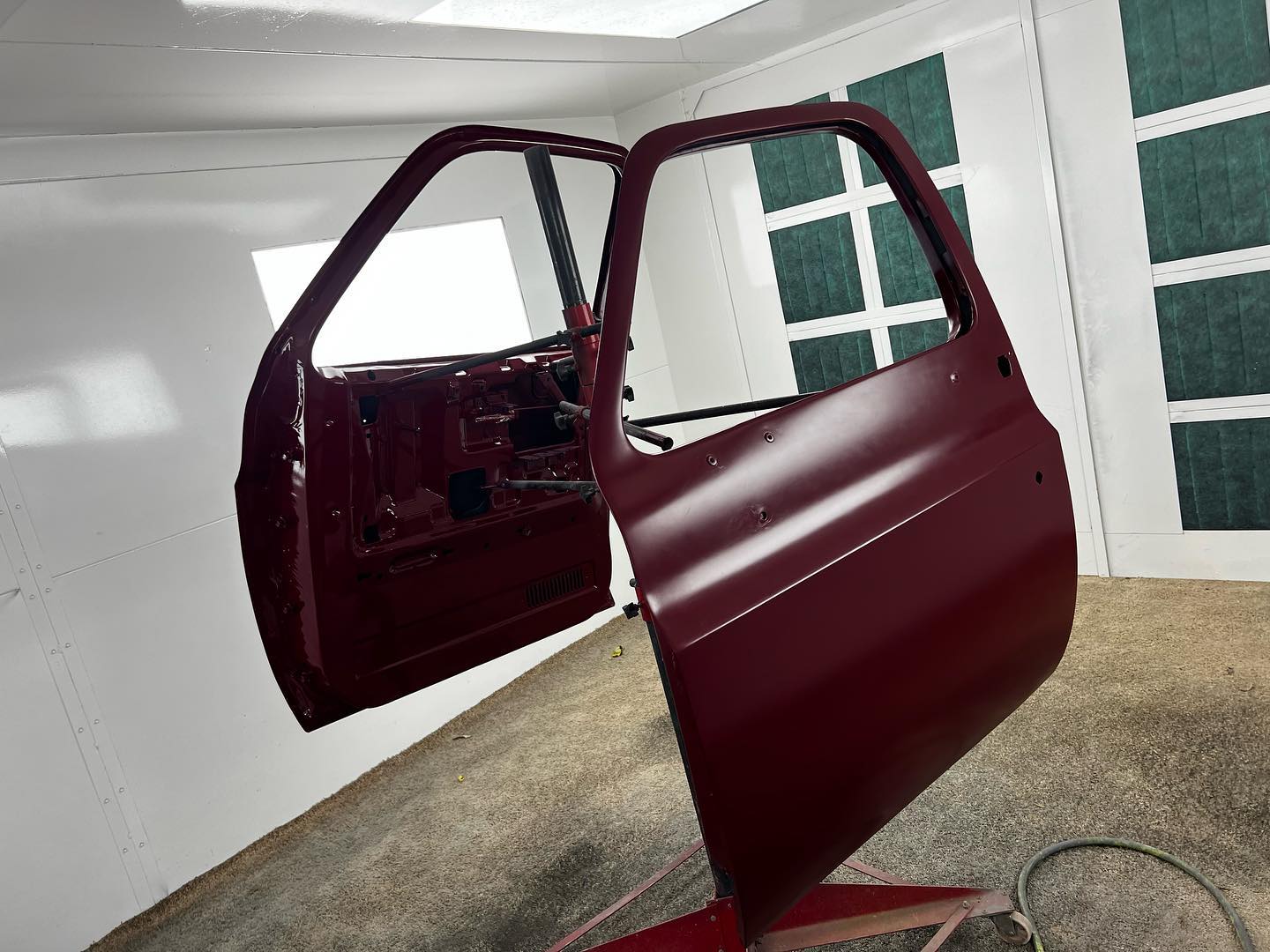 Red Chevy full paint restoration Houston TX — project photo 79 of 93