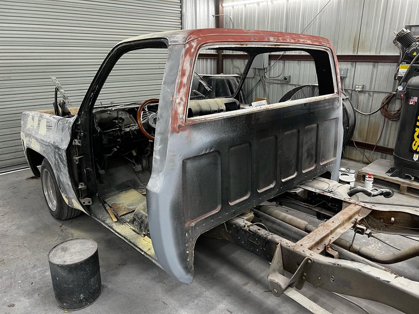 Red Chevy full paint restoration Houston TX — project photo 81 of 93