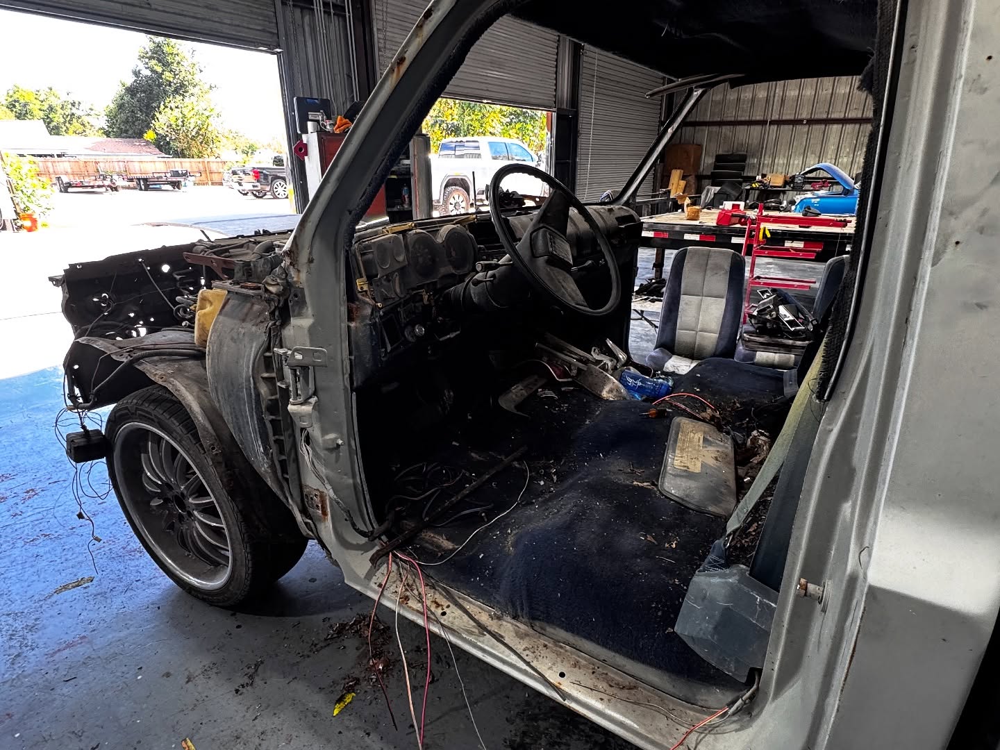 Red Chevy full paint restoration Houston TX — project photo 86 of 93