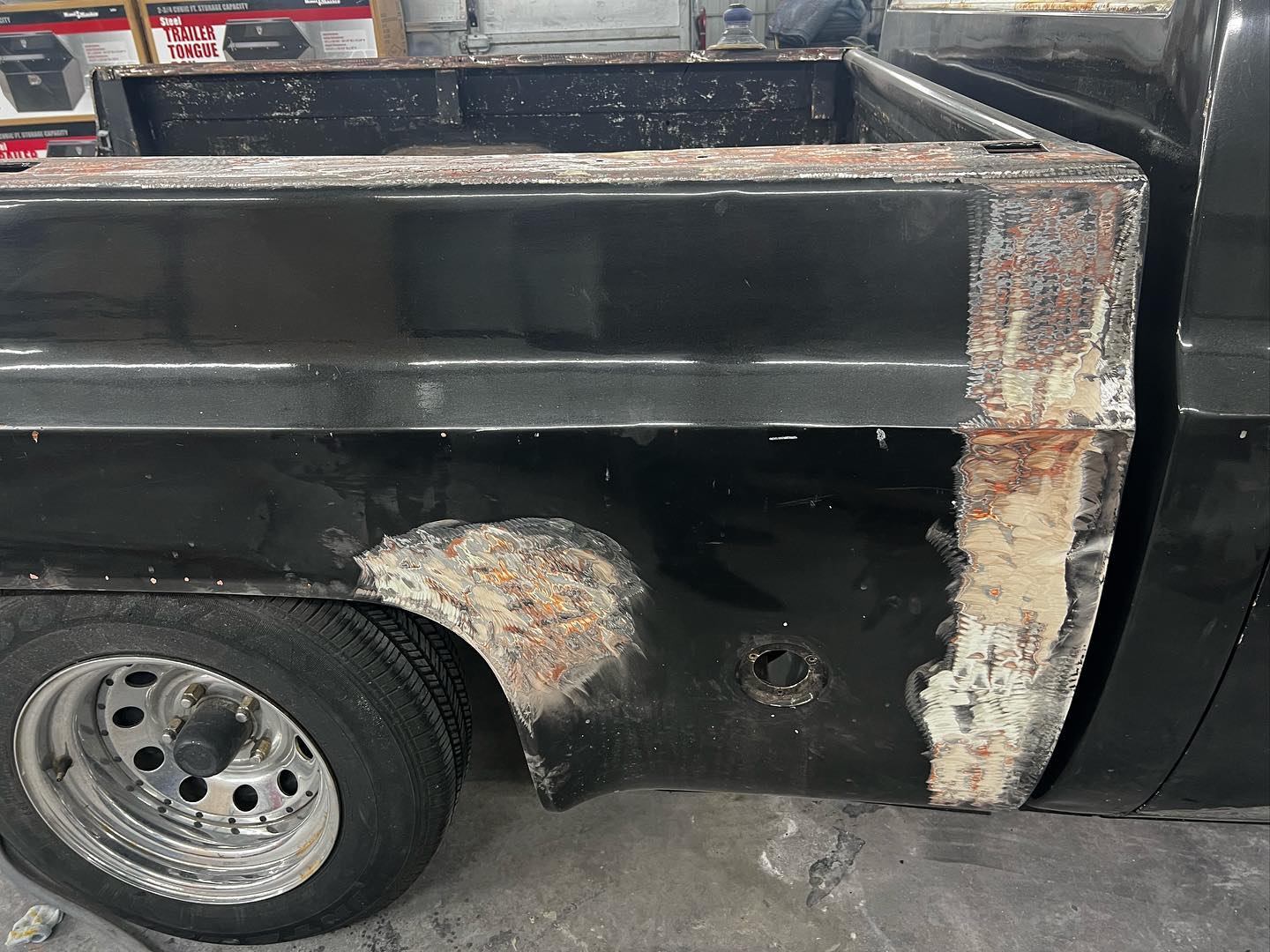 Red Chevy full paint restoration Houston TX — project photo 87 of 93