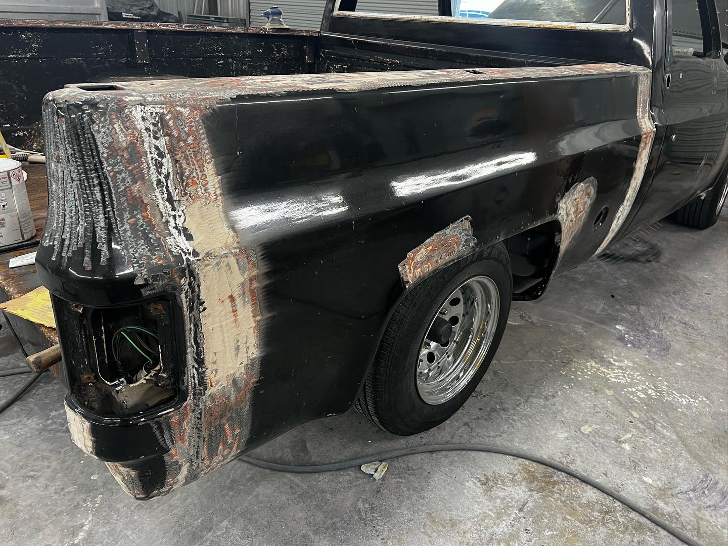 Red Chevy full paint restoration Houston TX — project photo 89 of 93