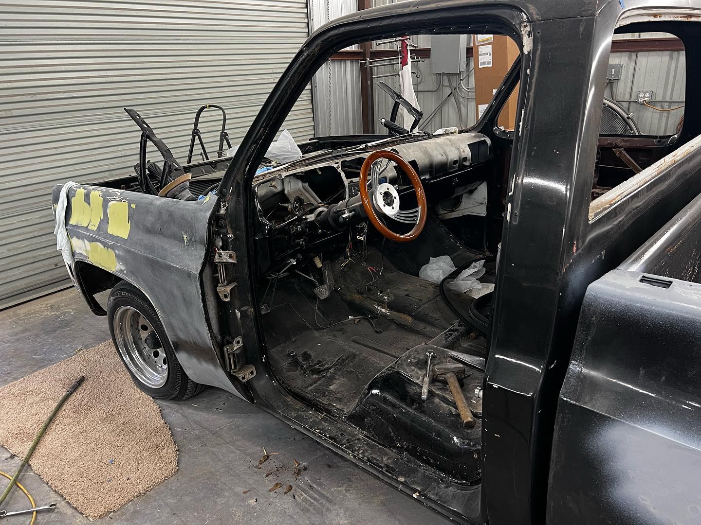 Red Chevy full paint restoration Houston TX — project photo 90 of 93