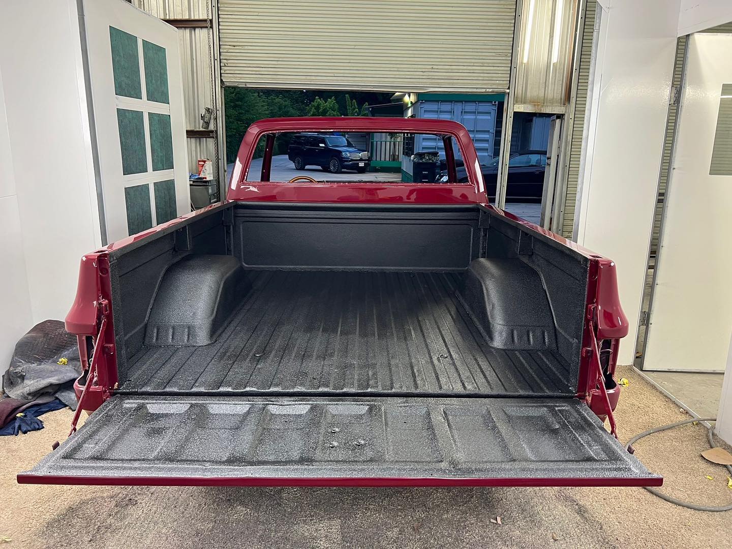 Red Chevy full paint restoration Houston TX — project photo 92 of 93