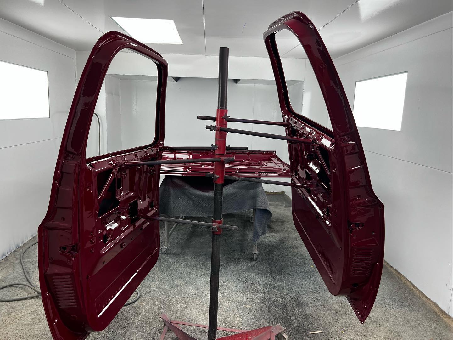 Red Chevy full paint restoration Houston TX — project photo 93 of 93