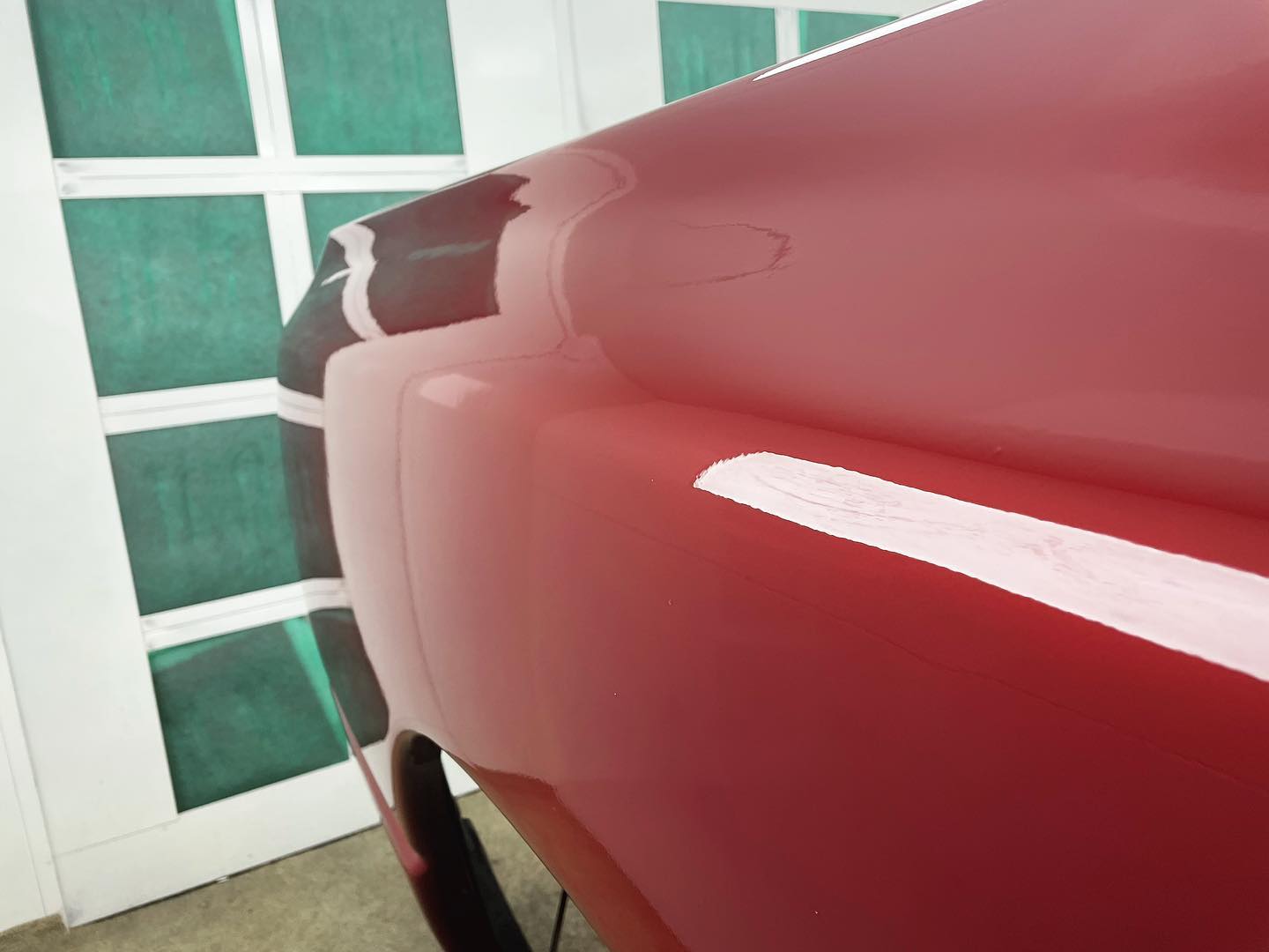 Red Dodge Ram 1500 full paint restoration — Houston TX — photo 17 of 65