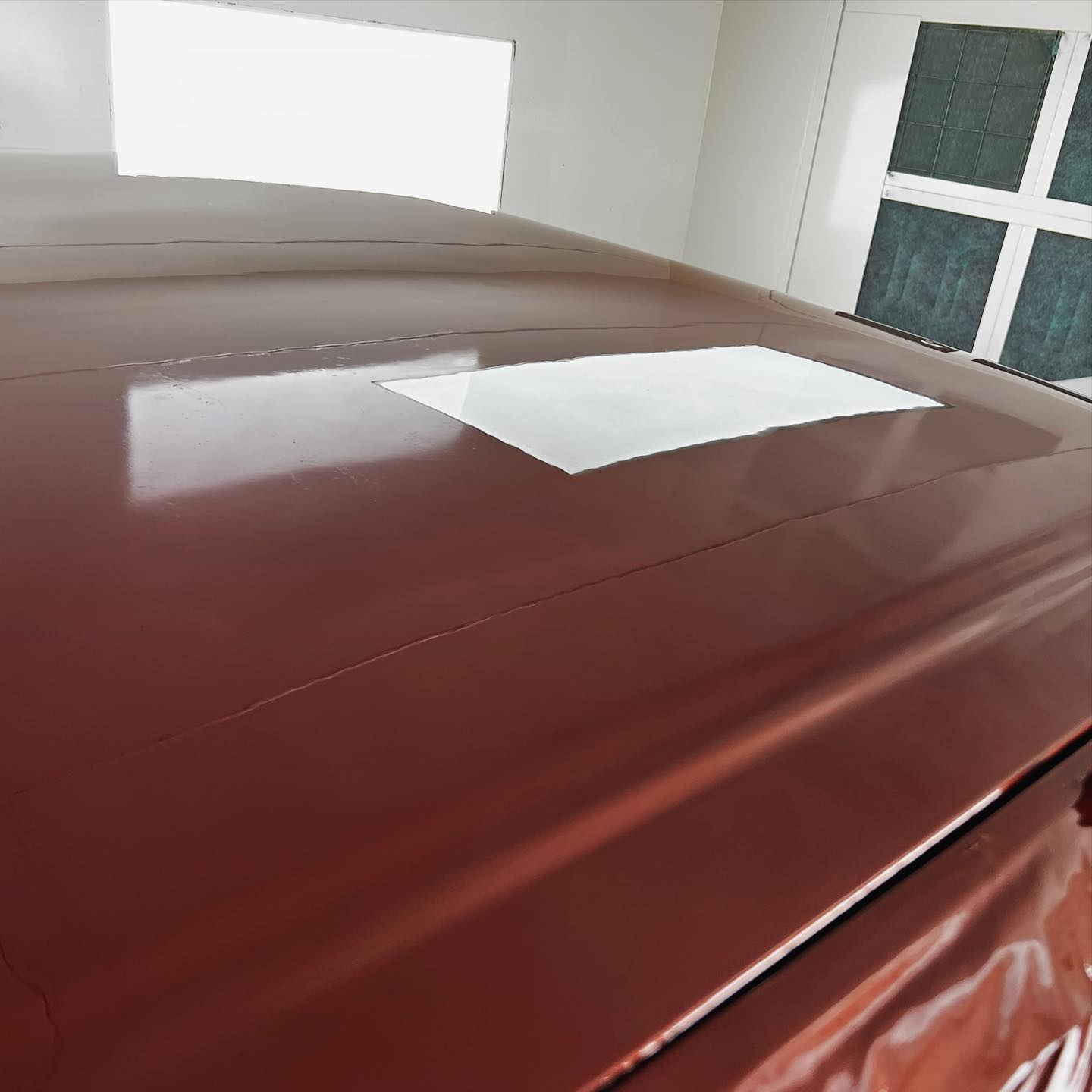 Red Dodge Ram 1500 full paint restoration — Houston TX — photo 20 of 65
