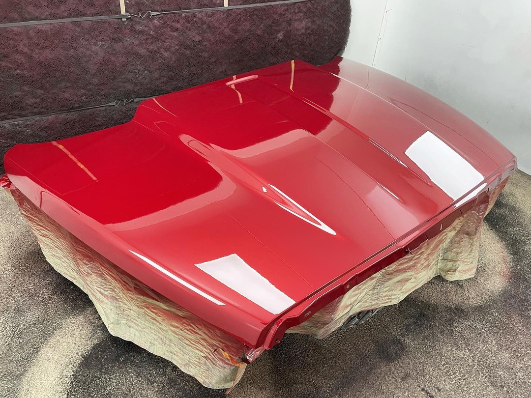 Red Dodge Ram 1500 full paint restoration — Houston TX — photo 42 of 65