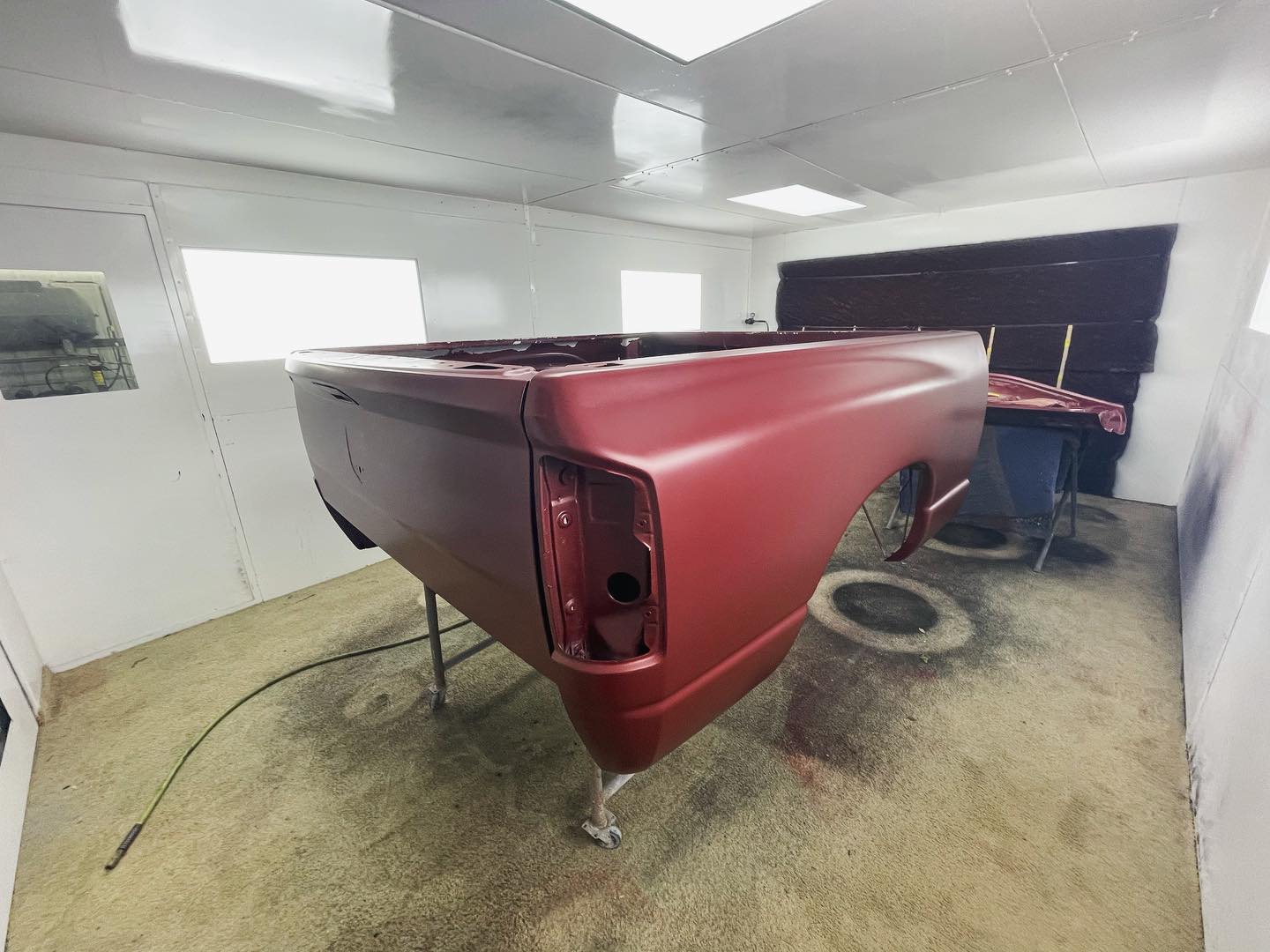 Red Dodge Ram 1500 full paint restoration — Houston TX — photo 46 of 65