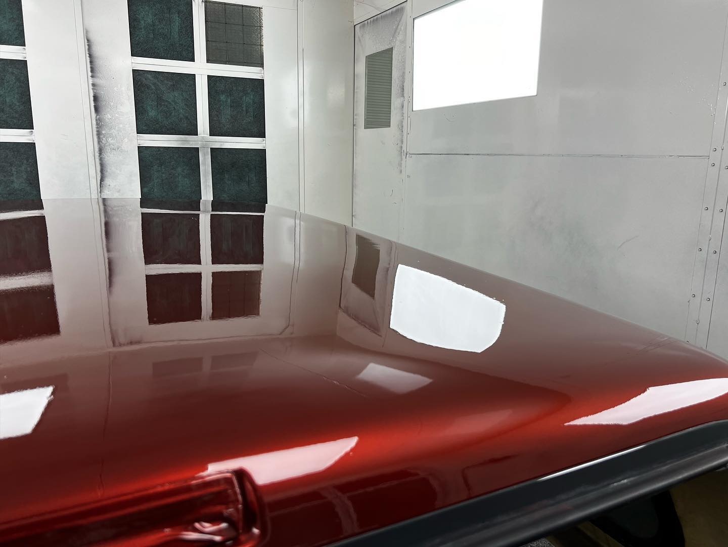 Red Dodge Ram 1500 full paint restoration — Houston TX — photo 57 of 65